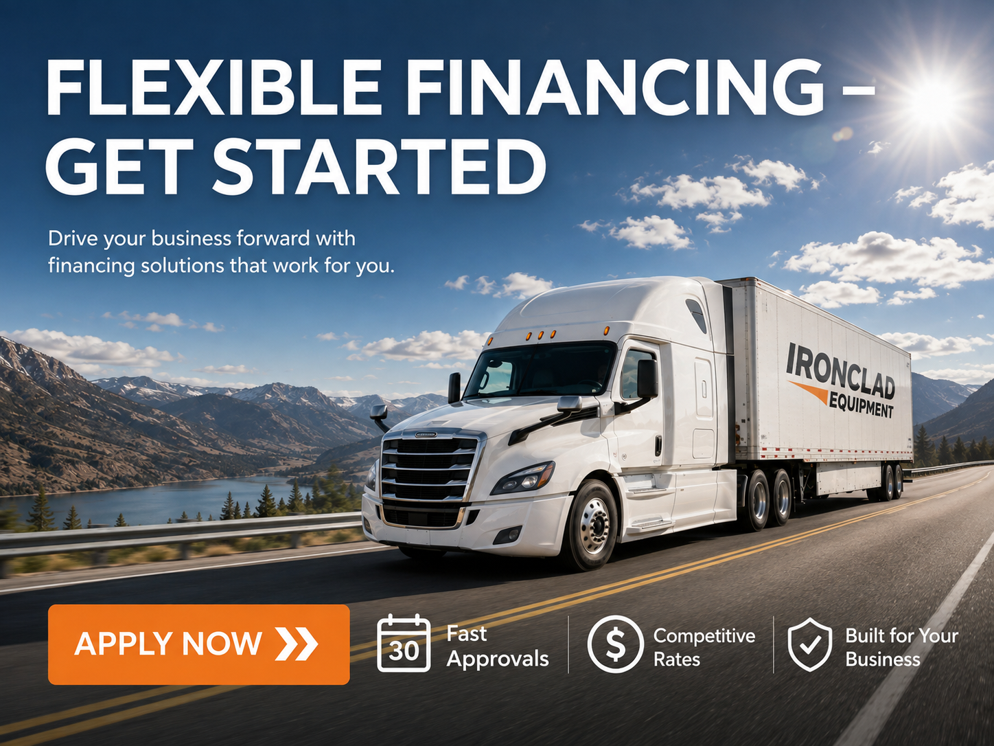 Flexible financing for commercial trucks