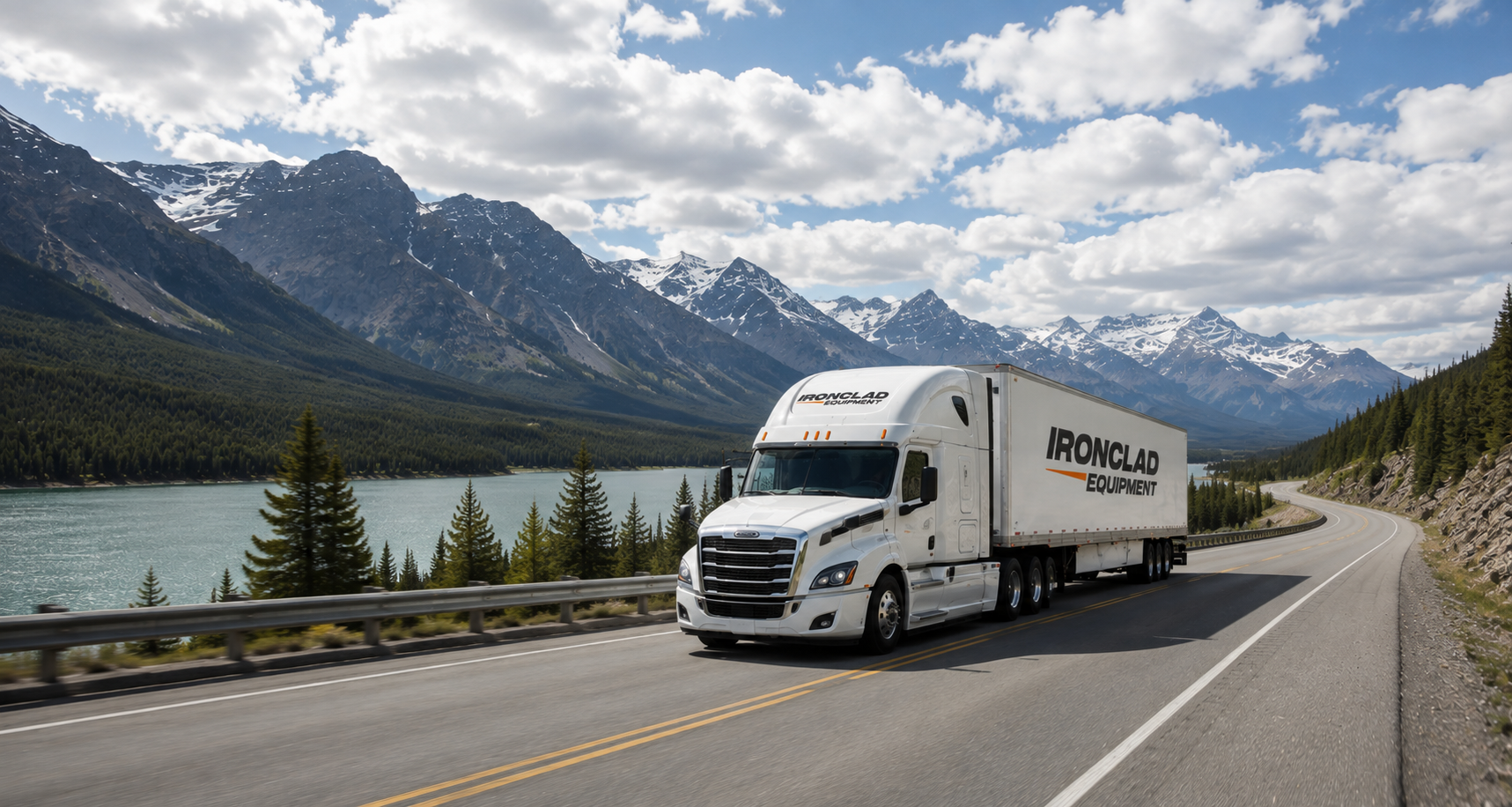 IronClad Equipment commercial truck on the highway