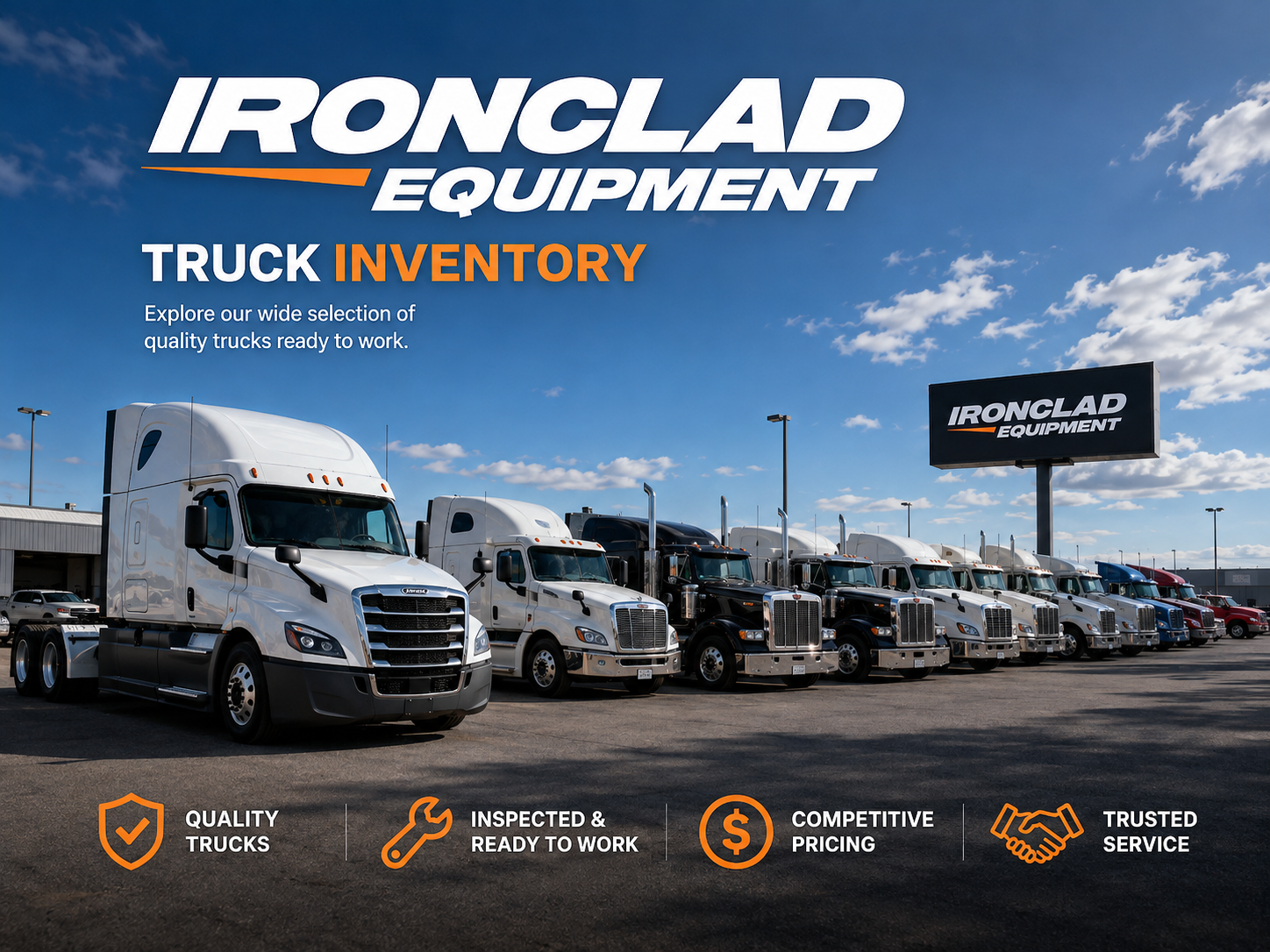 Browse IronClad commercial truck inventory